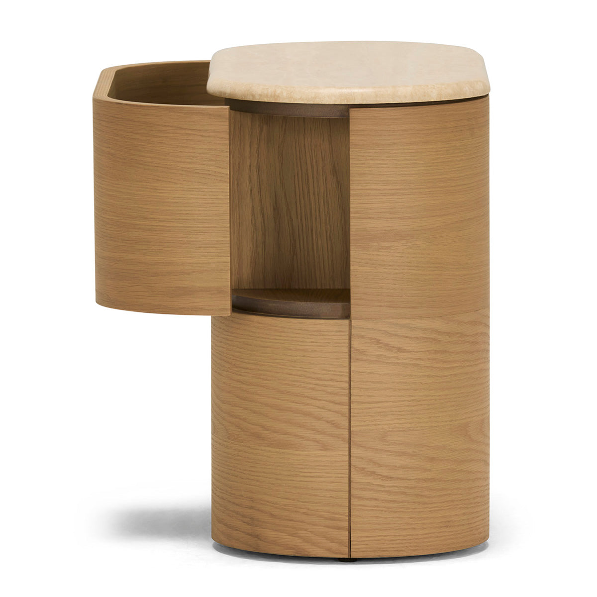 Fin Bedside Table
