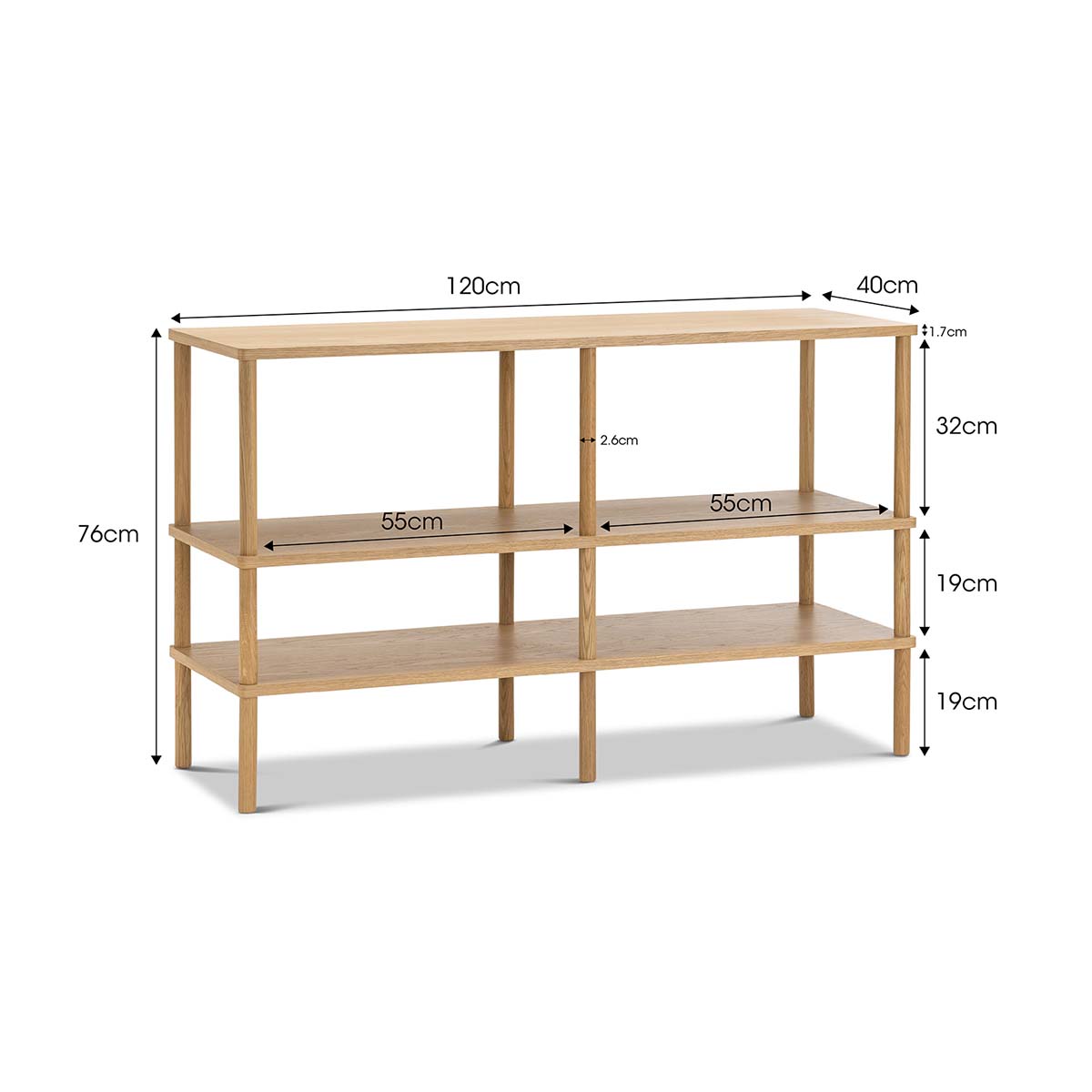 Ollie Display Shelving Unit