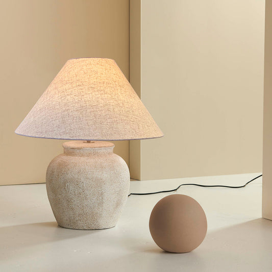 Esme Table Lamp (Stone)
