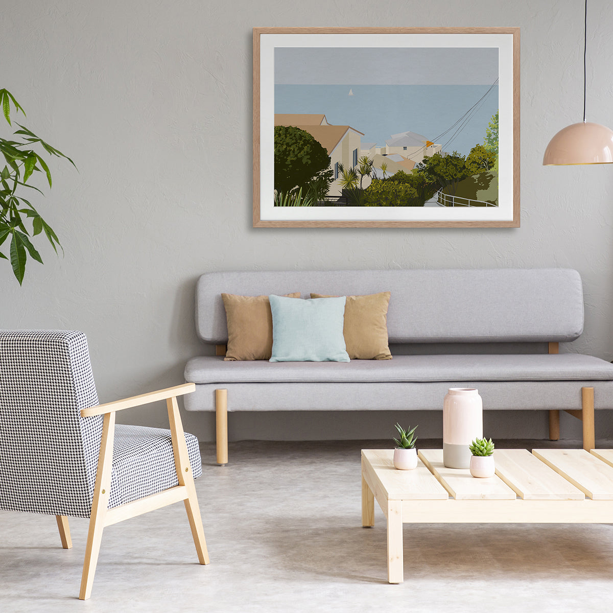 Bondi Road Landscape Art Print