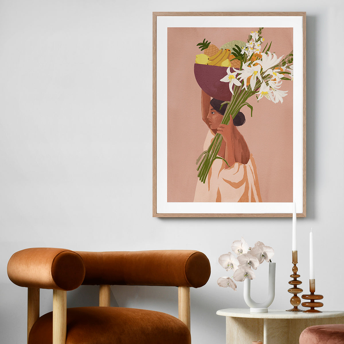 Mercado Del Sol Portrait Art Print