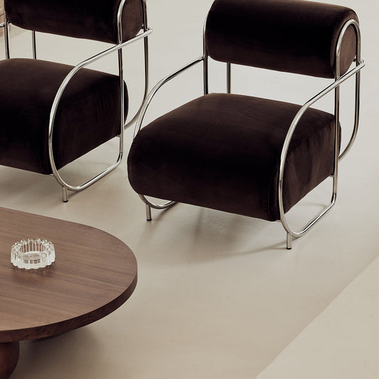 Yoko Capsule Coffee Table (Walnut Natural)