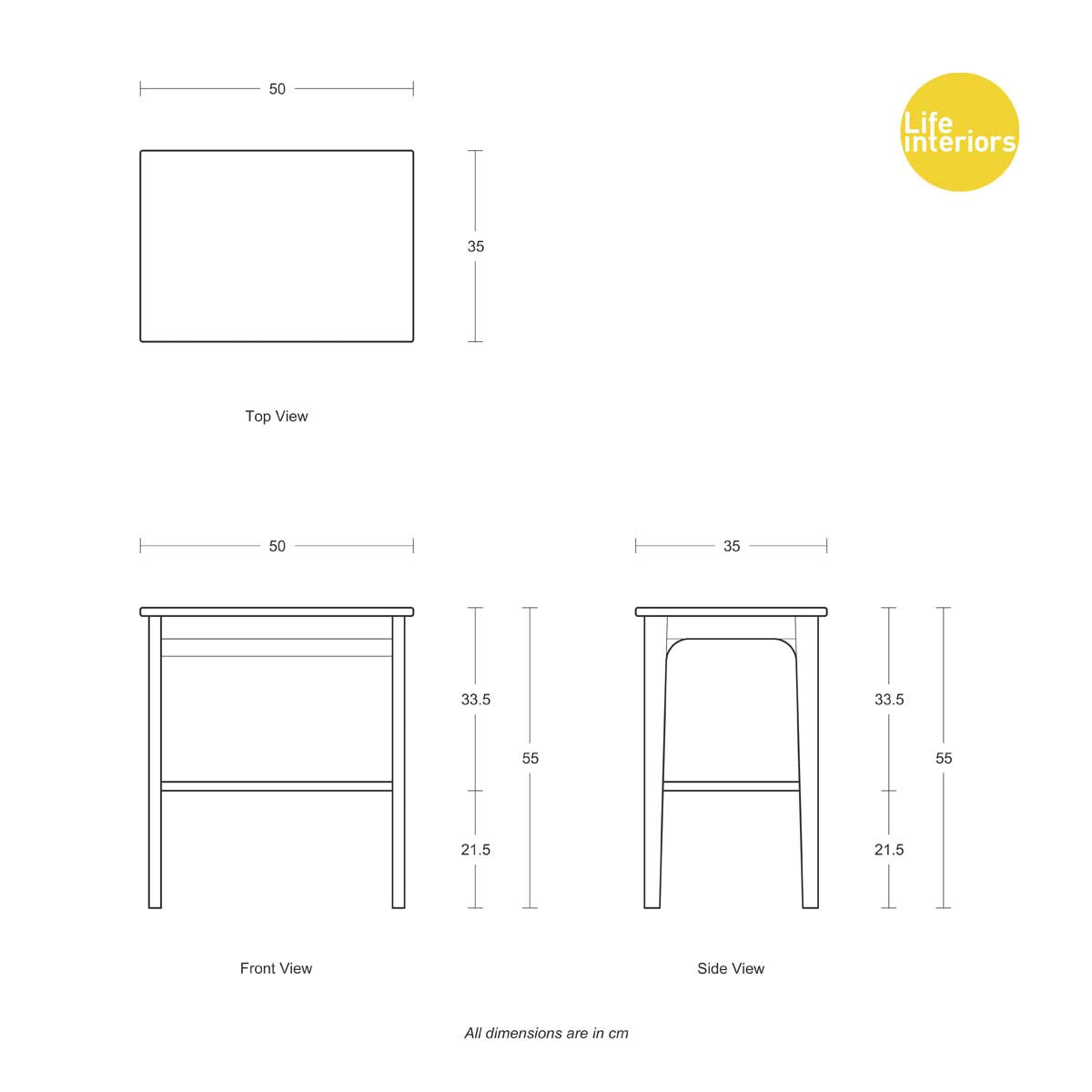 Oia Marble Bedside Table