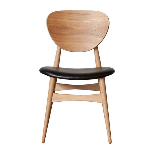 Potter Leather Dining Chair (Ash)