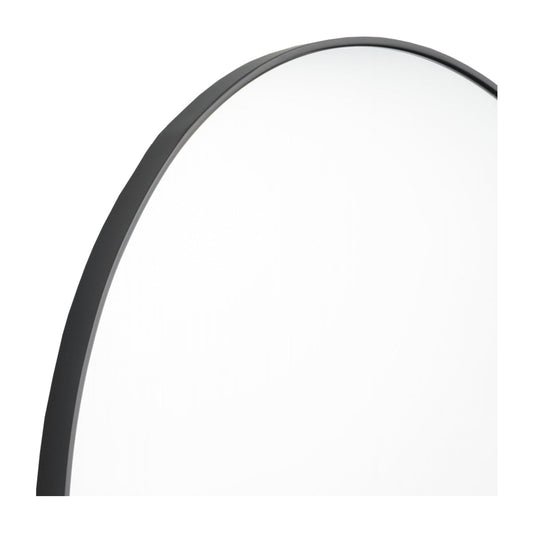 Bjorn Round Mirror (Black)