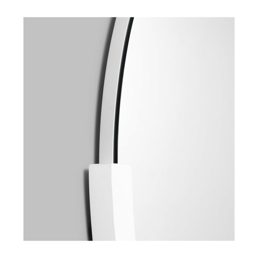 Dawn Round Mirror (Bright White)