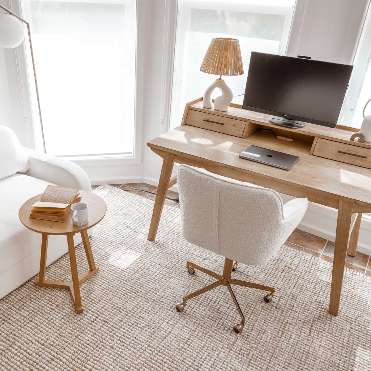 Stella Boucle Office Chair