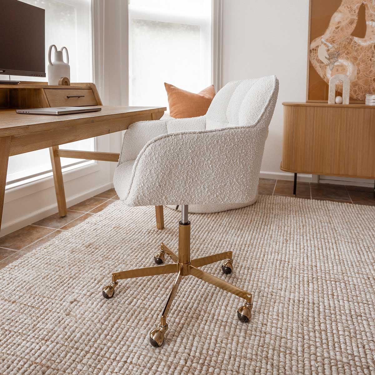 Stella Boucle Office Chair
