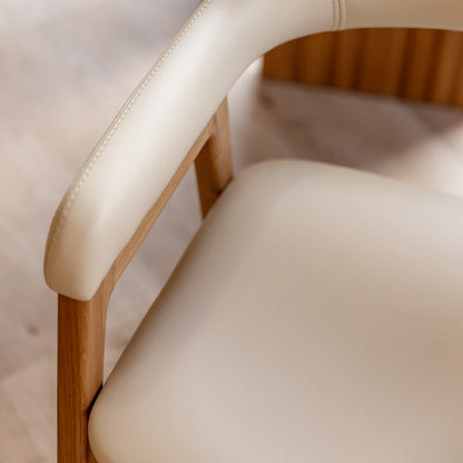 Santino Leather Dining Arm Chair