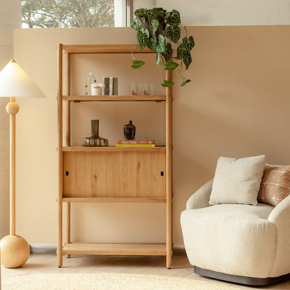 Santino Timber Shelving Unit