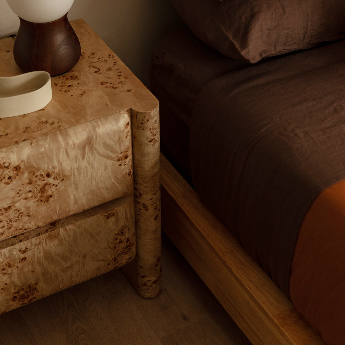 Kami Timber Platform King Bed Frame