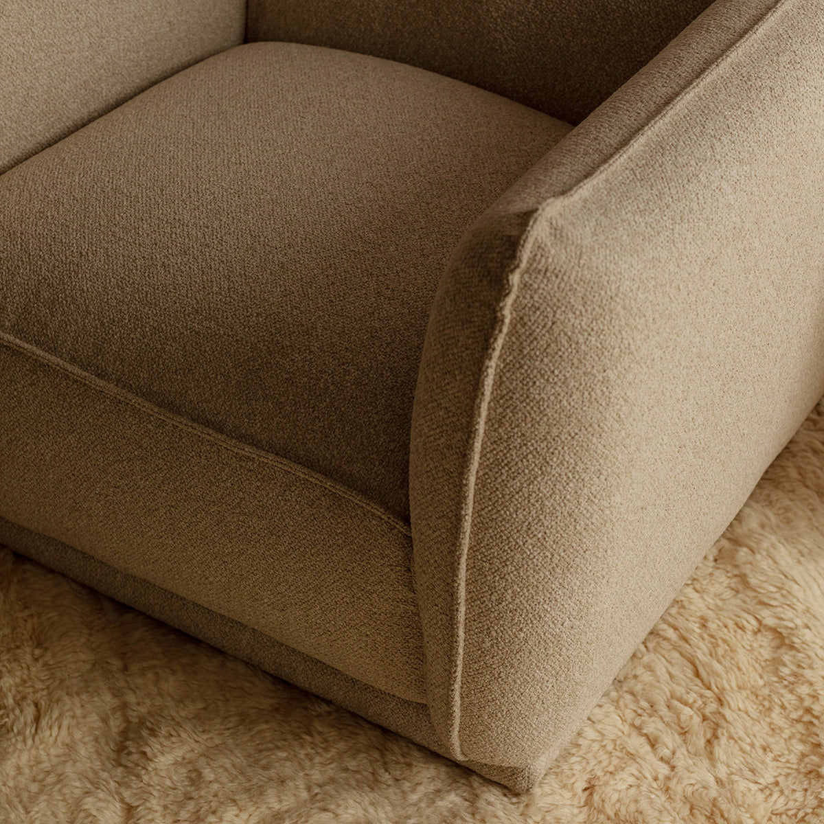 Valentina Fabric Swivel Armchair