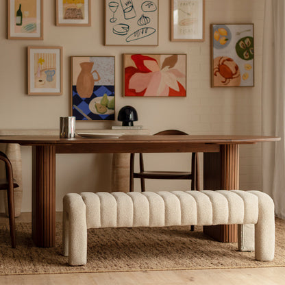 Camille Fabric Bench