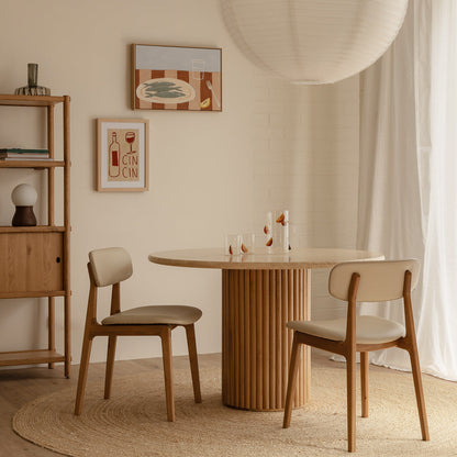 Alaska Leather Dining Chair