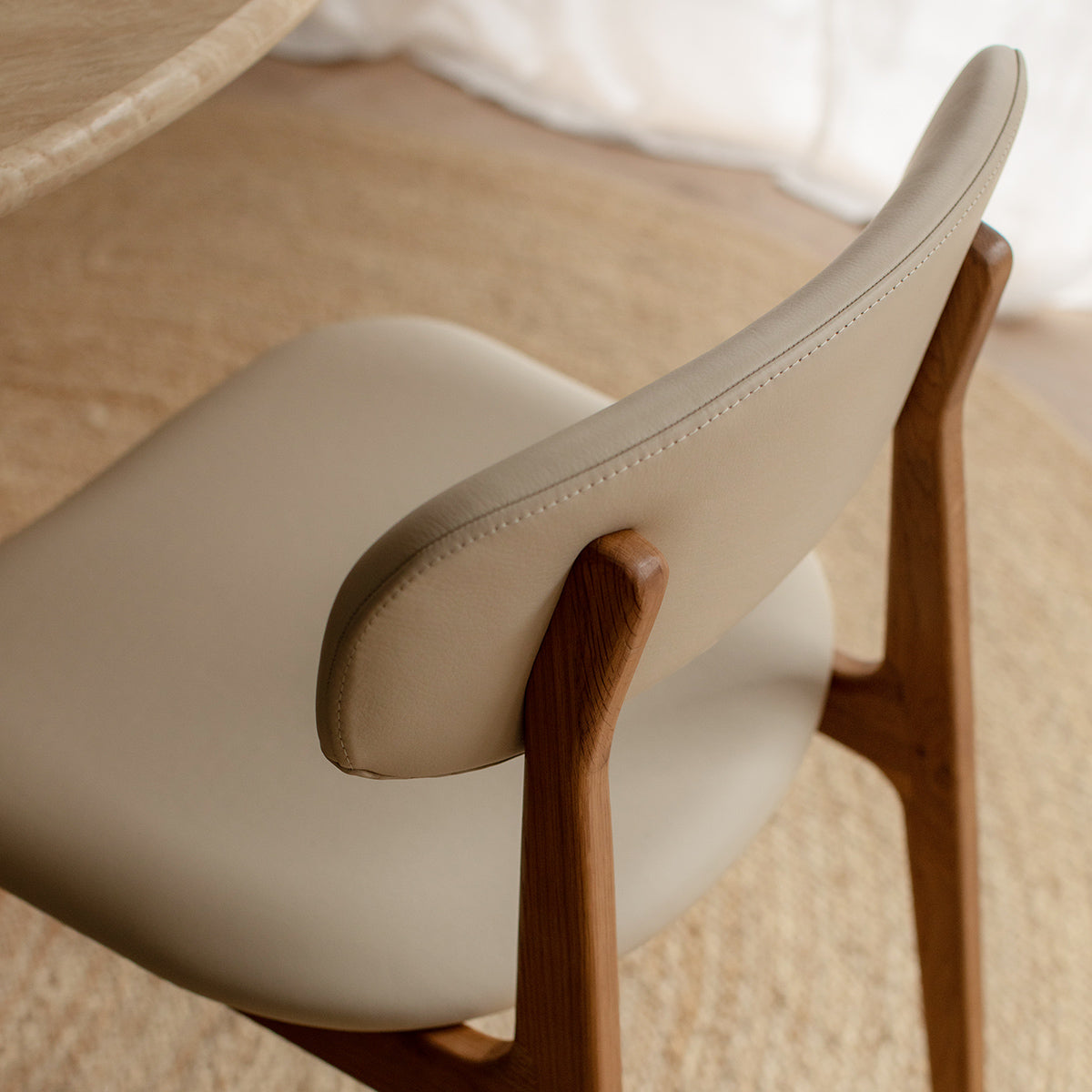 Alaska Leather Dining Chair