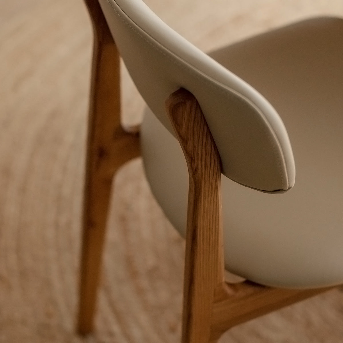 Alaska Leather Dining Chair