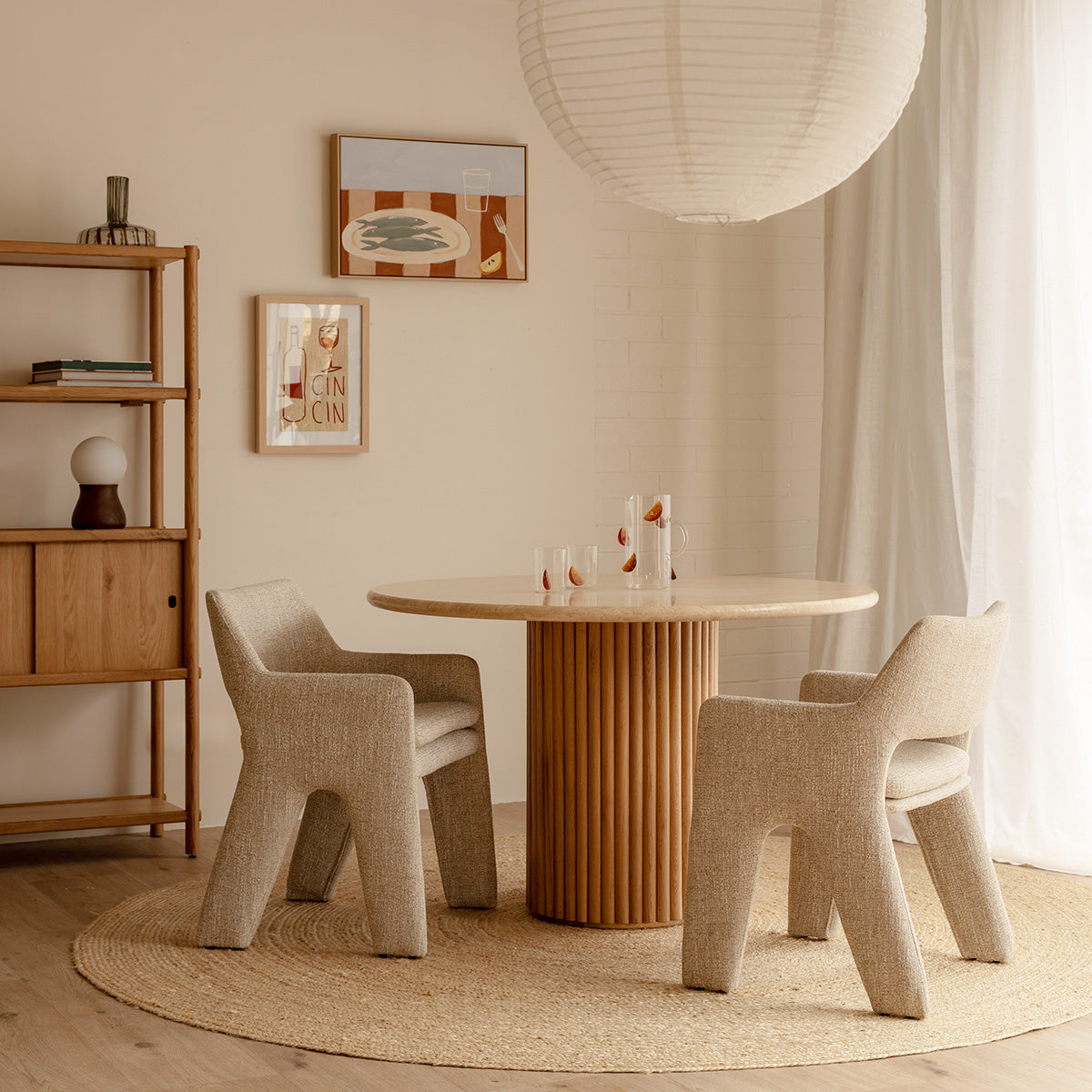 Harvey Fabric Dining Chair