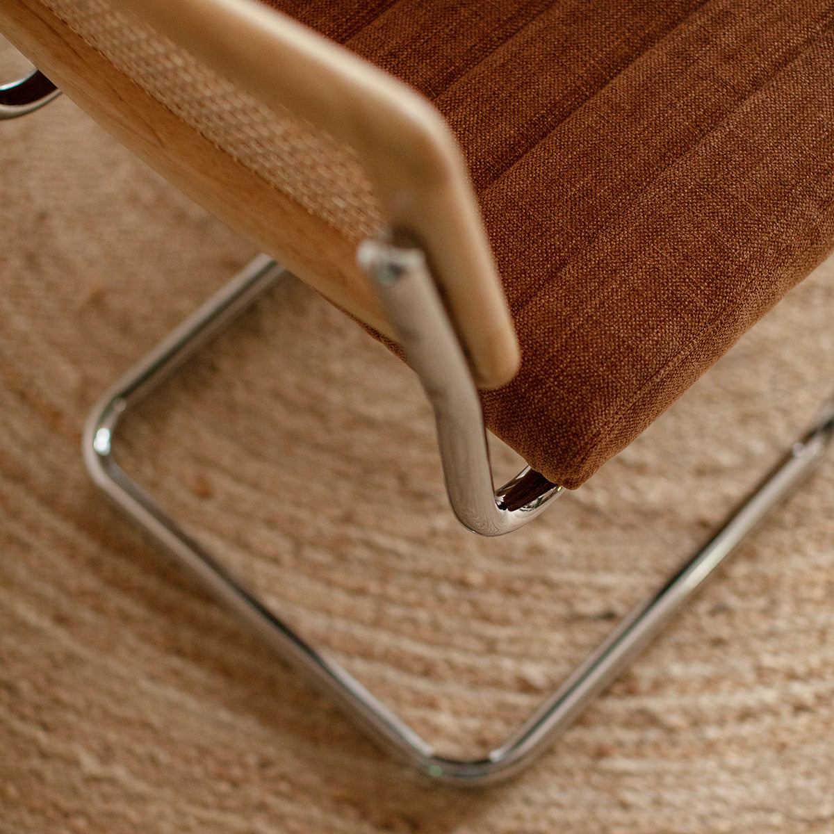 Blake Rattan Fabric Dining Chair