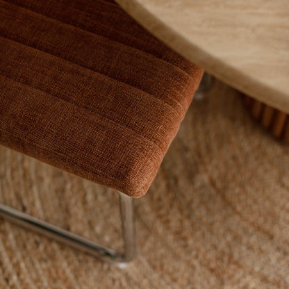 Blake Rattan Fabric Dining Chair