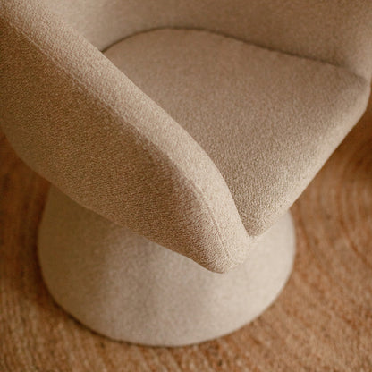 Podium Fabric Swivel Dining Chair