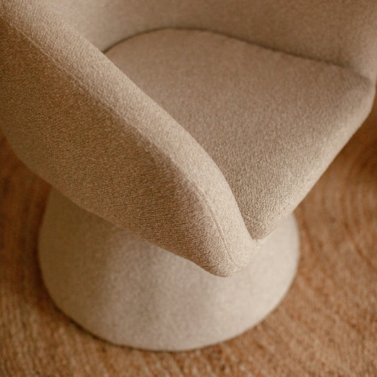 Podium Fabric Swivel Dining Chair