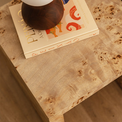 Valentina Burlwood Side Table