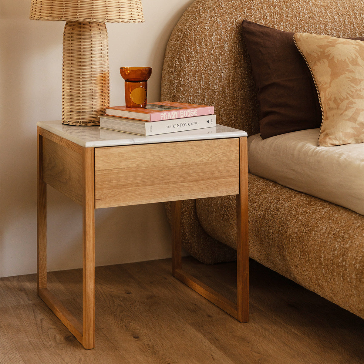 Avalon Marble Bedside Table