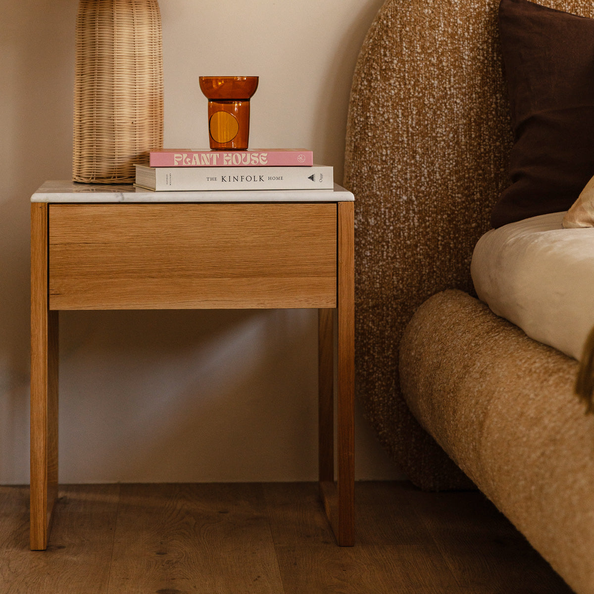 Avalon Marble Bedside Table