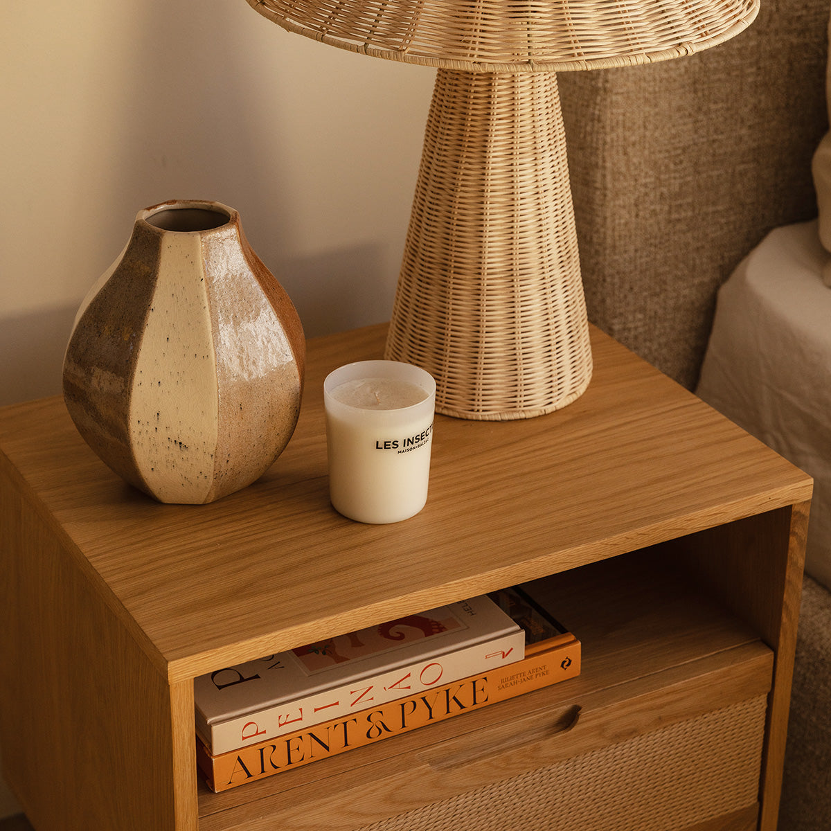 Arigato Timber Bedside Table