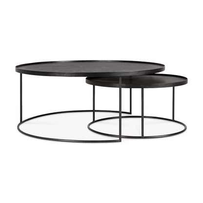 Tray Round Coffee Table Set of 2