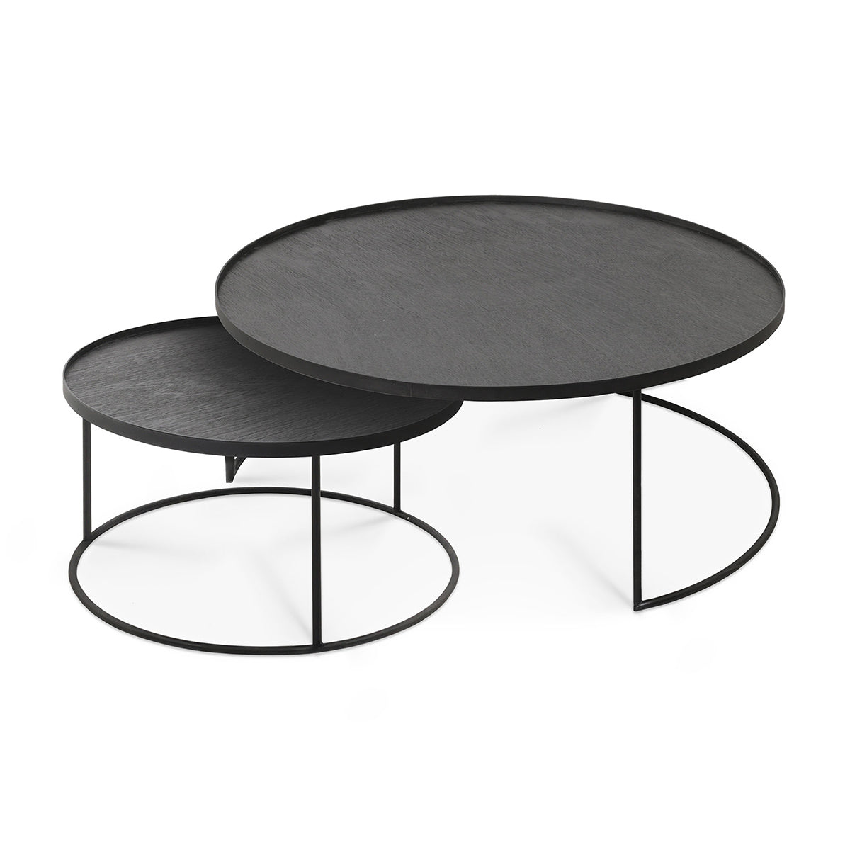 Tray Round Coffee Table Set of 2
