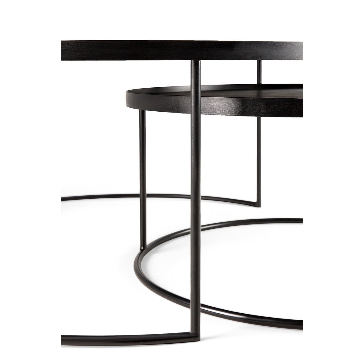 Tray Round Coffee Table Set of 2