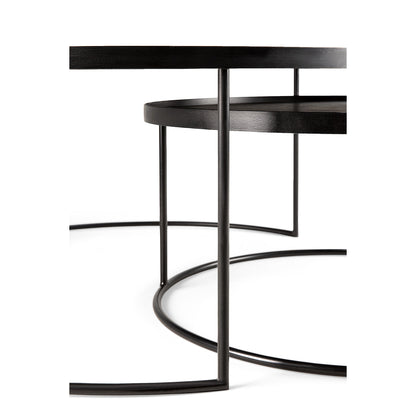 Tray Round Coffee Table Set of 2