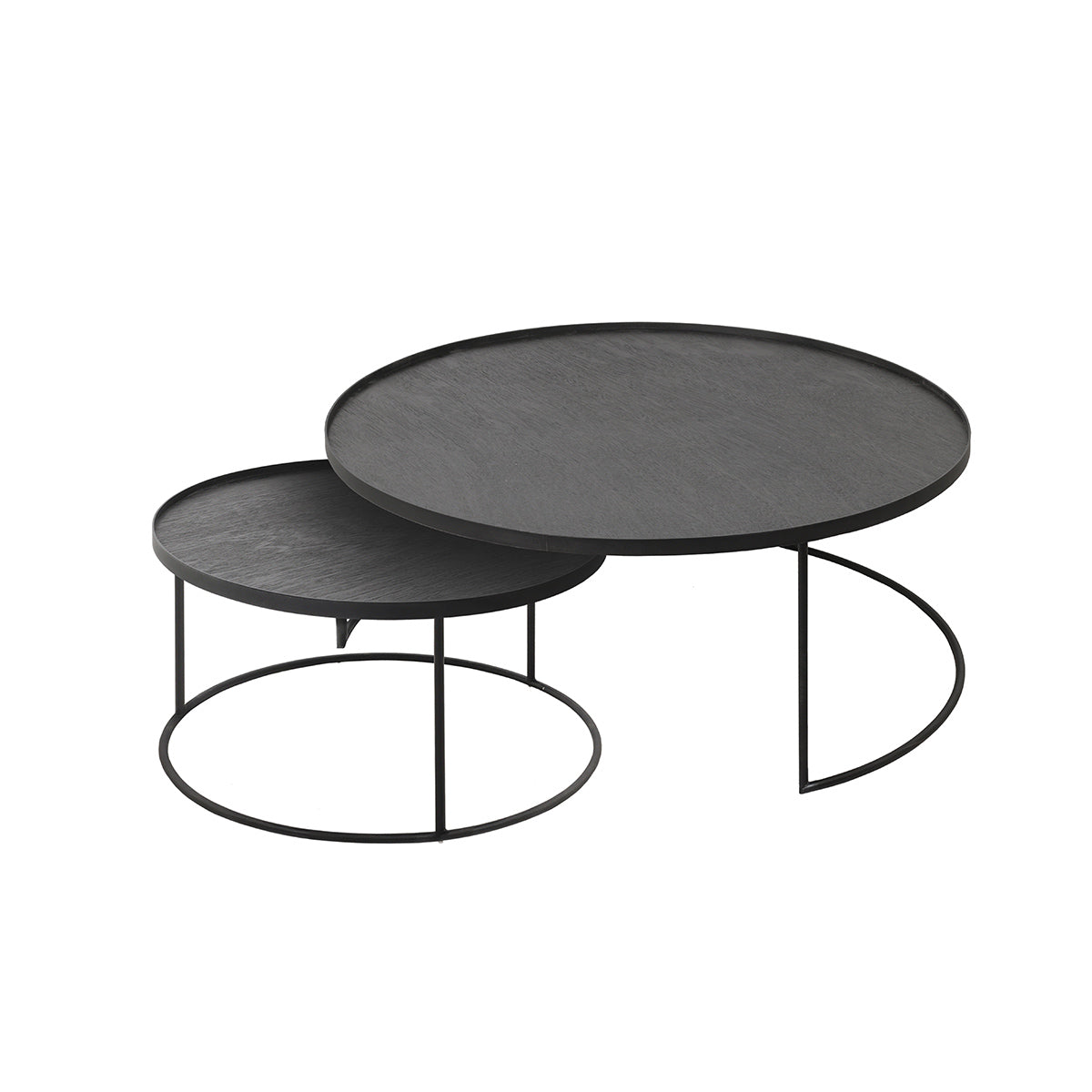 Tray Round Coffee Table Set of 2