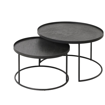 Tray Round Coffee Table Set of 2