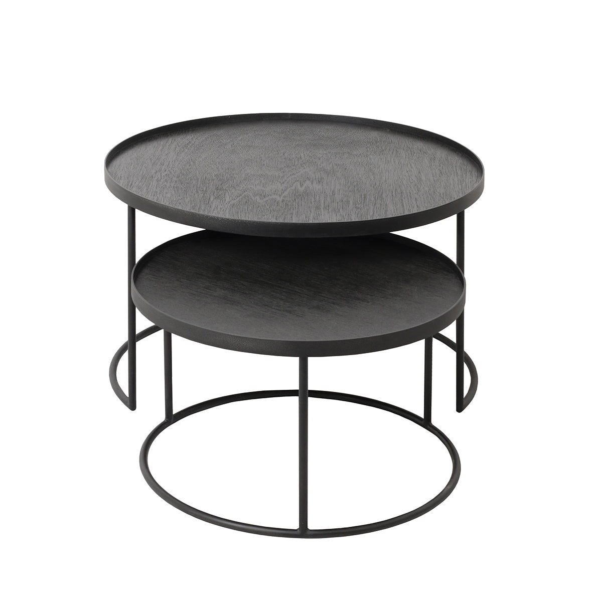 Tray Round Coffee Table Set of 2