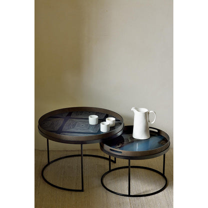 Tray Round Coffee Table Set of 2
