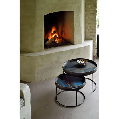 Tray Round Coffee Table Set of 2