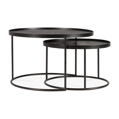 Tray Round Coffee Table Set of 2