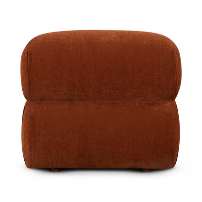 Bowie Textured Velvet Armless Modular Piece