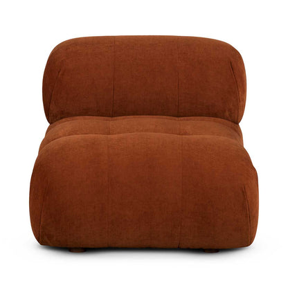 Bowie Textured Velvet Armless Modular Piece