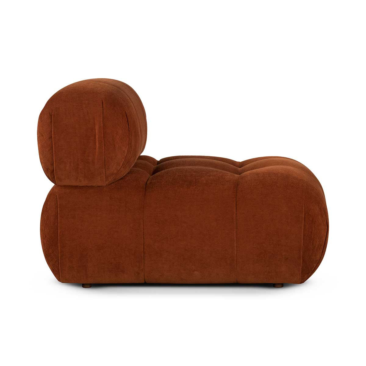 Bowie Textured Velvet Armless Modular Piece