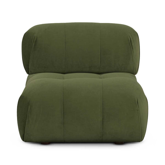 Bowie Velvet Armless Modular Piece