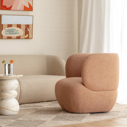 Sorrento Fabric Swivel Armchair