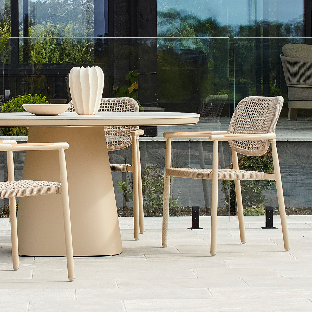 Valencia Weave Dining Armchair