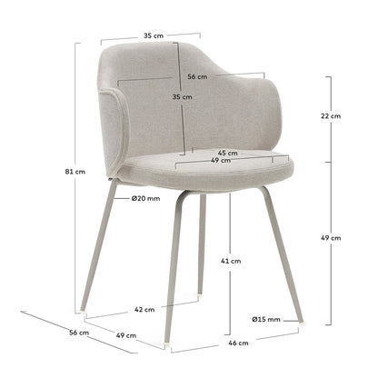 Yunia Chenille Chair