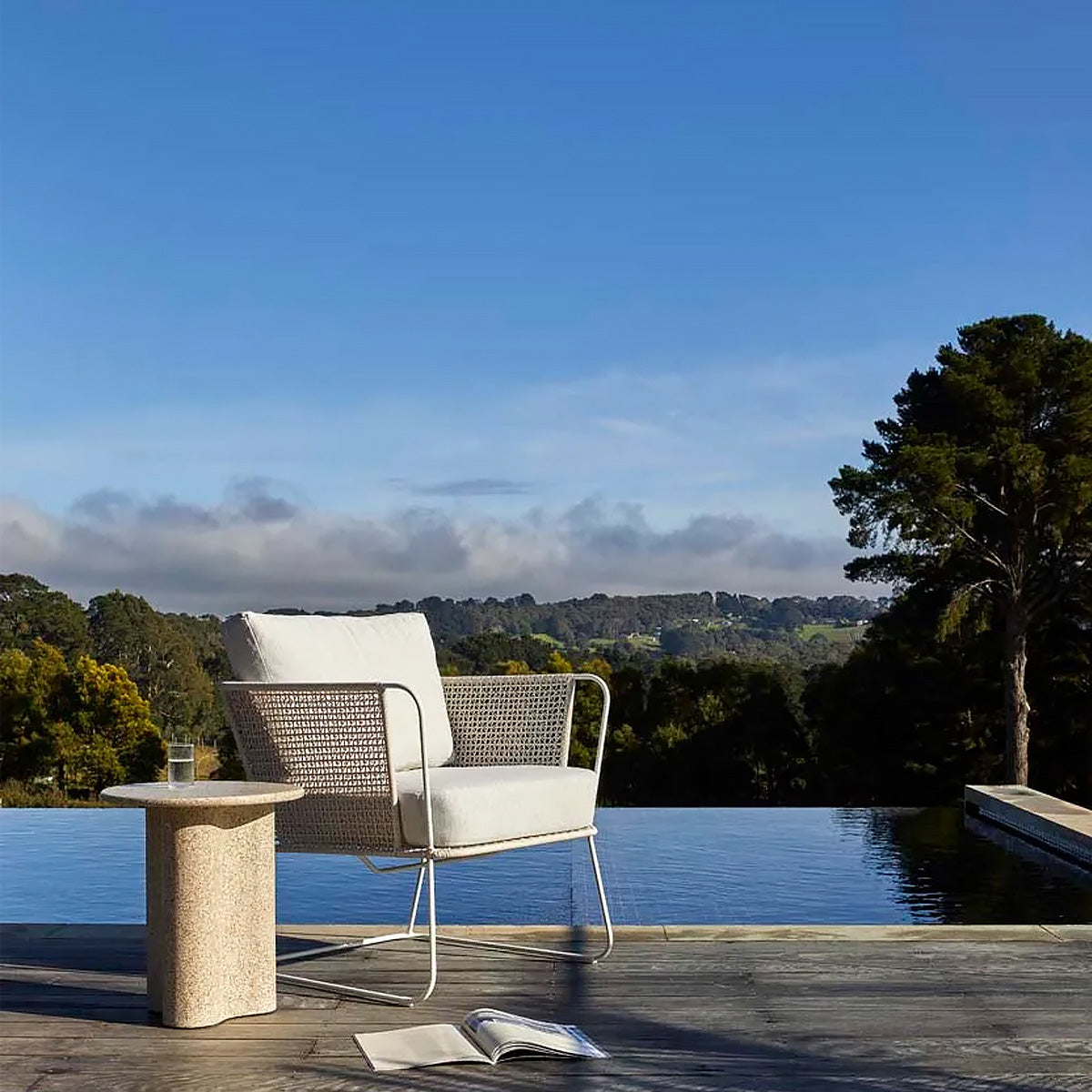 Cabana Sleigh Occasional Chair