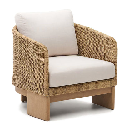 Xoriguer Armchair (Eucalyptus, Rattan)