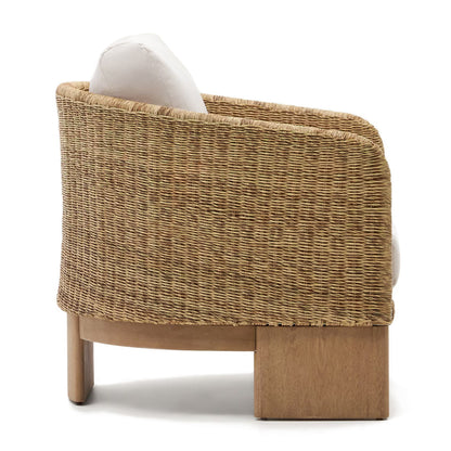 Xoriguer Armchair (Eucalyptus, Rattan)
