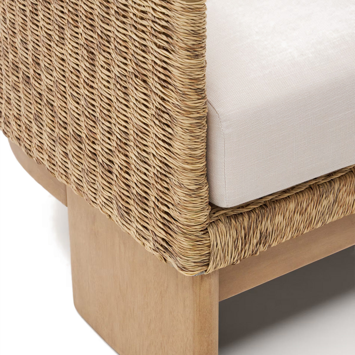 Xoriguer Armchair (Eucalyptus, Rattan)